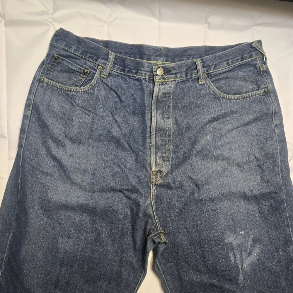 Evisu Y2K Vintage Baggy Wide Leg Loose Fit Jeans 40 Mens F74